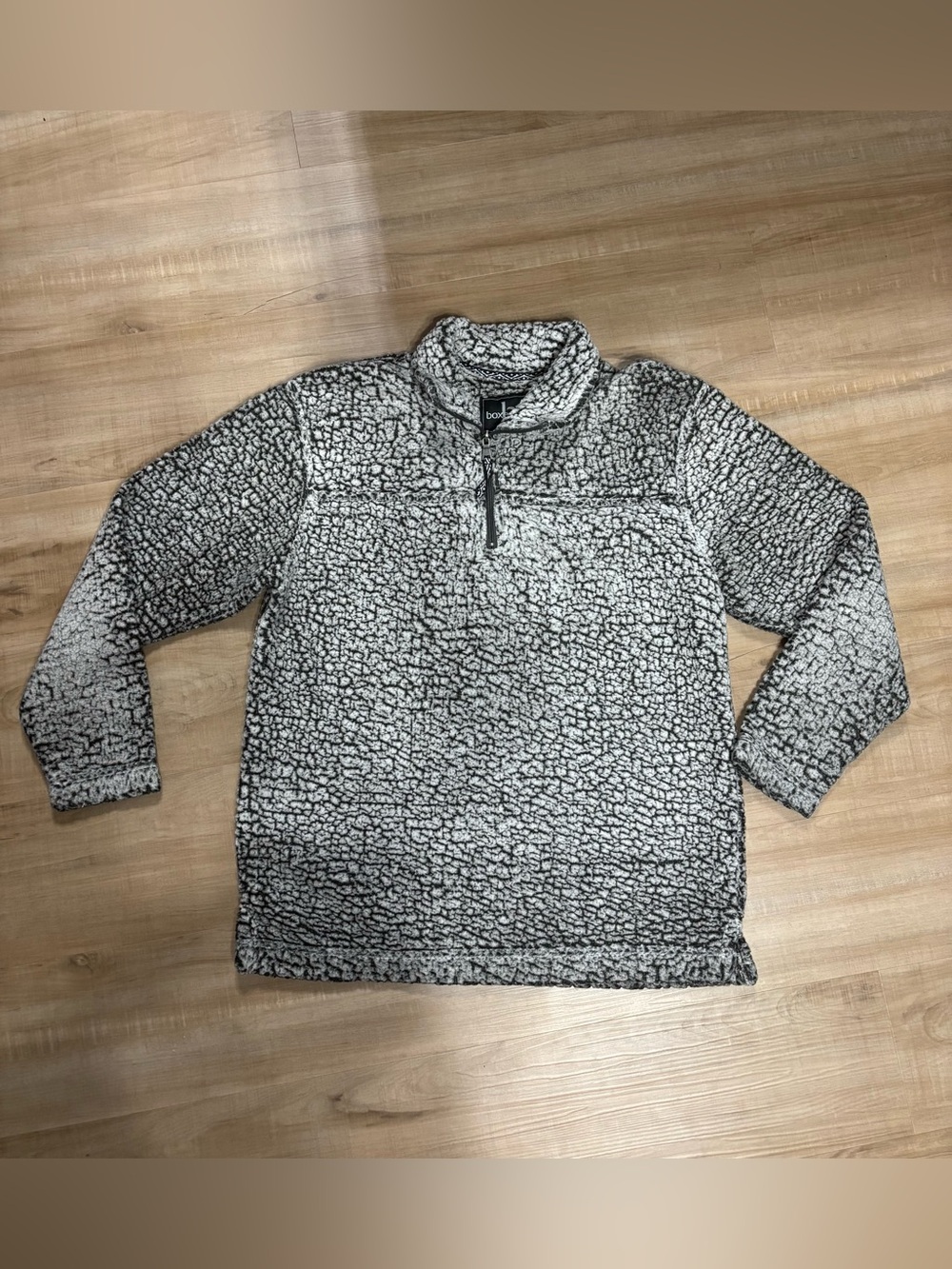 Sherpa Quarter Zip Pullover Sweatshirt